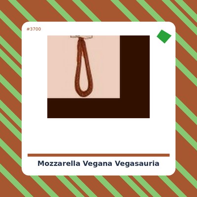 Mozzarella vegana - Vegasauria - tienda vegana online