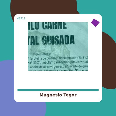 Magnesio - Tegor
