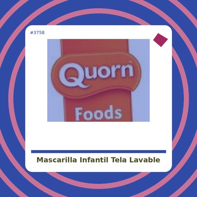 Mascarilla infantil de tela lavable, con filtro Minnie - Hilo Mandarina - tienda vegana online