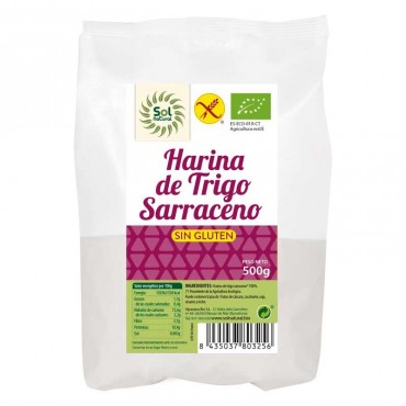 Harina de Trigo Sarraceno Sin Gluten - Sol Natural - tienda vegana online