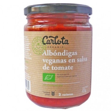 Albóndigas Veganas en Tomate - Carlota - tienda vegana online