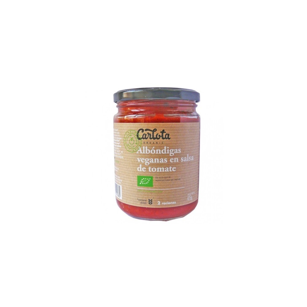 Albóndigas Veganas en Tomate - Carlota - tienda vegana online