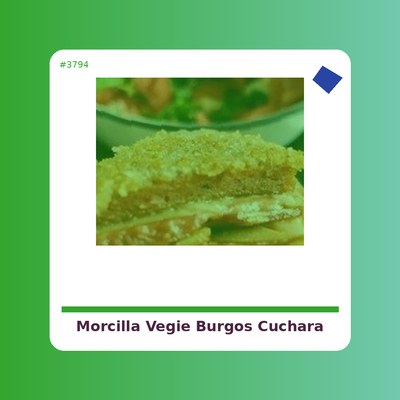Morcilla Veggie Burgos - La...