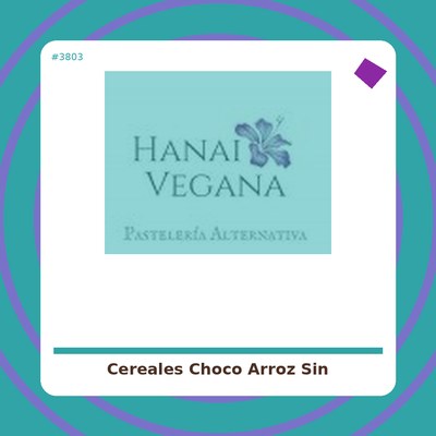 Cereales Choco Arroz Sin Gluten Bio - Sol Natural - tienda vegana online