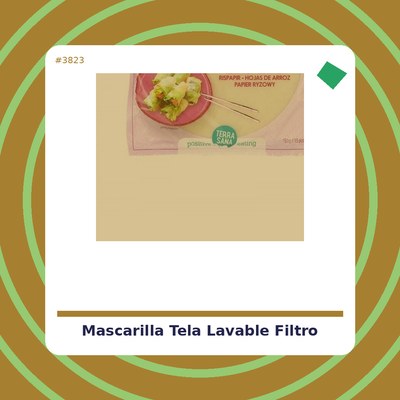 Mascarilla de tela lavable, con filtro, Catrina grande - Hilo Mandarina - tienda vegana online