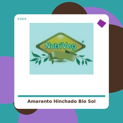 Amaranto Hinchado Bio - Sol Natural - tienda vegana online