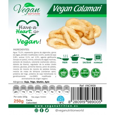 Calamares Rebozados Veganos - Vegan Nutrition - tienda vegana online
