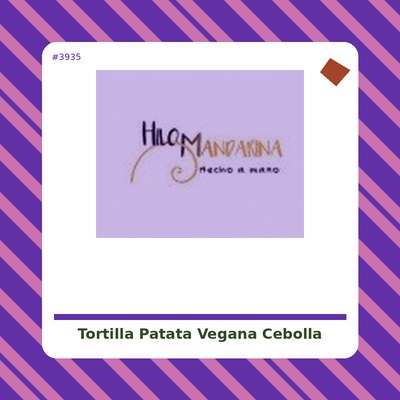 Tortilla de Patata Vegana con Cebolla - Vegan Nutrition - tienda vegana online