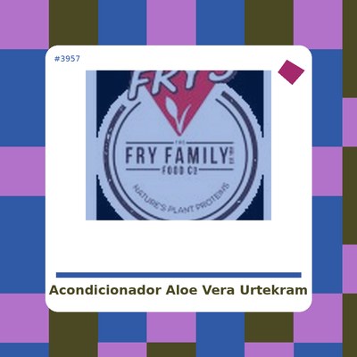 Acondicionador de Aloe Vera - Urtekram - tienda vegana online