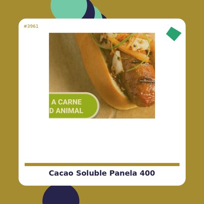 Cacao soluble con Panela...