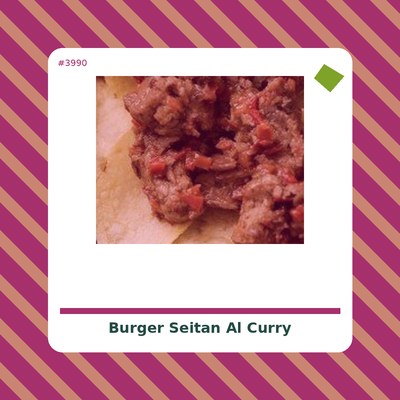 Bio Burger de seitán al Curry 750 g. - Sabbio - tienda vegana online