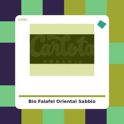 Bio Falafel Oriental - Sabbio - tienda vegana online