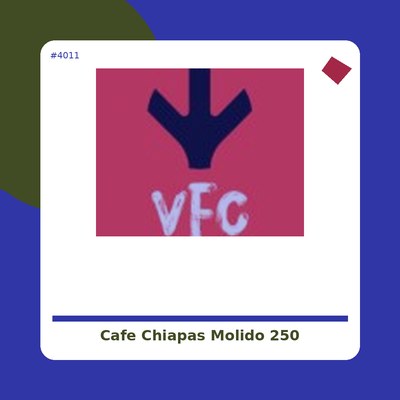 Café Chiapas molido 250 g....