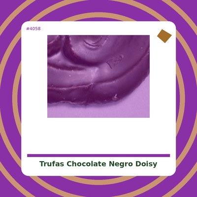 Trufas de Chocolate Negro - Doisy & Dam - tienda vegana online