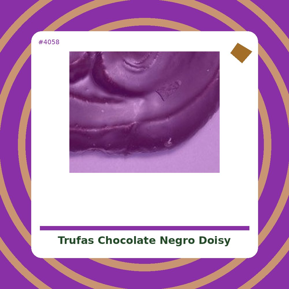 Trufas de Chocolate Negro - Doisy & Dam - tienda vegana online