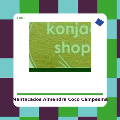 Mantecados de Almendra y Coco - La Campesina - tienda vegana online