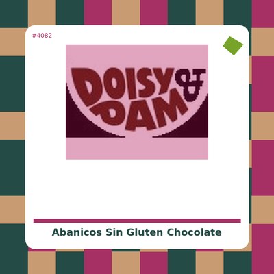 Abanicos Sin Gluten con Chocolate - San Tirs - tienda vegana online