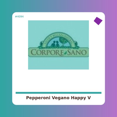 Pepperoni Vegano - Happy V...
