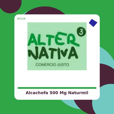 Alcachofa 500 mg. - Naturmil - tienda vegana online