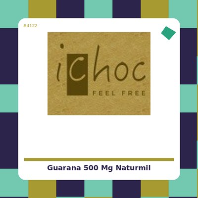 Guaraná 500 mg. - Naturmil - tienda vegana online
