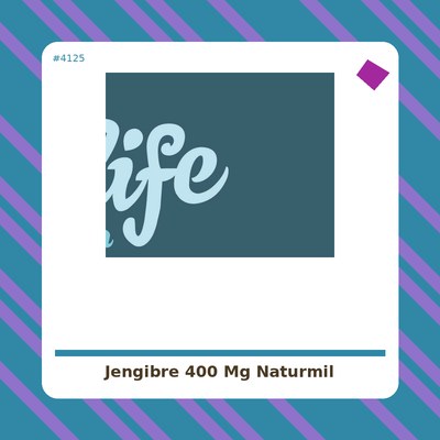 Jengibre 400 mg. - Naturmil- tienda vegana online