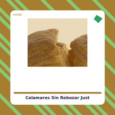 Calamares sin rebozar - Just Vegan - tienda vegana online