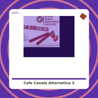 Café con Canela - Alternativa 3 - tienda vegana online