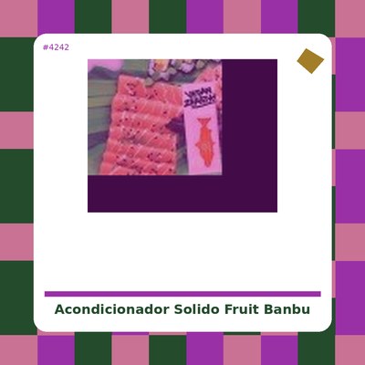 Acondicionador sólido Fruit...
