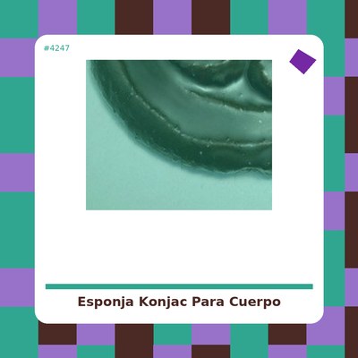 Esponja de Konjac para el cuerpo - Banbu - tienda vegana online