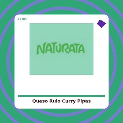Queso Rulo con curry y pipas - La Carleta - tienda vegana online
