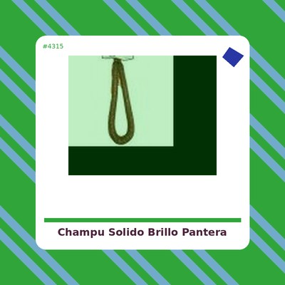 champú solido pantera - brillo - silvestre - apto curly