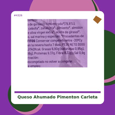 Queso Ahumado al Pimentón - La Carleta - tienda vegana online