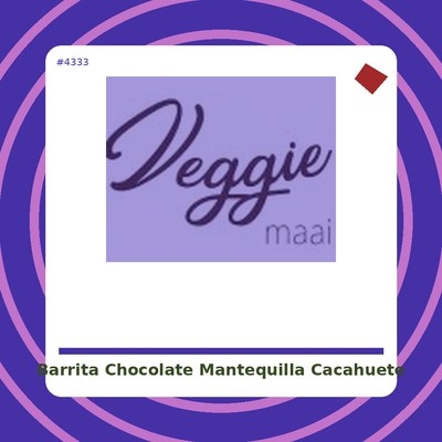 Barrita de chocolate con mantequilla de cacahuete - Love Raw - tienda vegana online