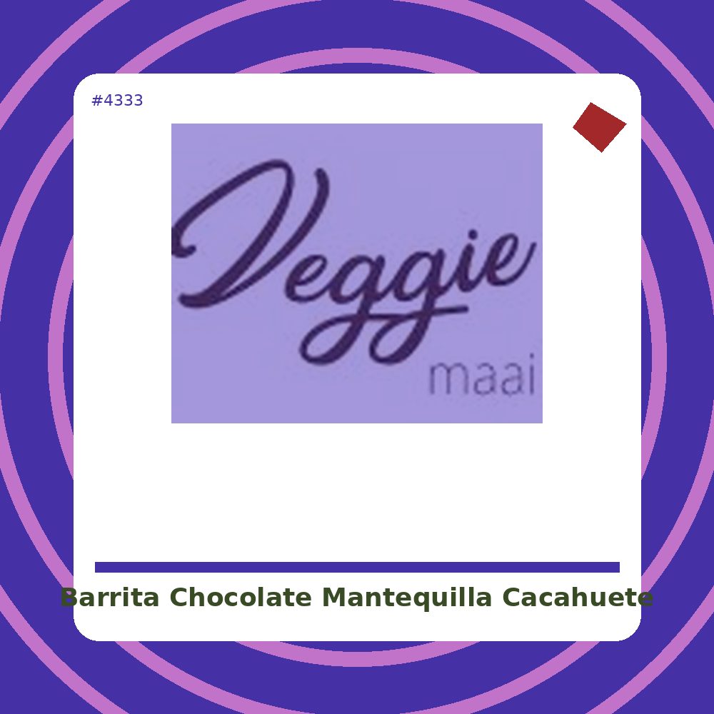 Barrita de chocolate con mantequilla de cacahuete - Love Raw - tienda vegana online