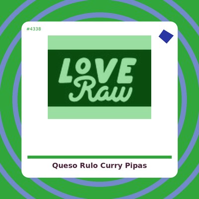Queso Rulo con curry y pipas - La Carleta - tienda vegana online