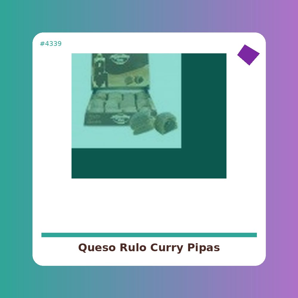 Queso Rulo con curry y pipas - La Carleta - tienda vegana online