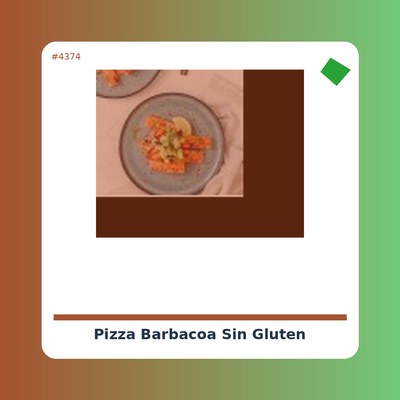 Pizza Barbacoa Sin Gluten - Taula Verda - tienda vegana online