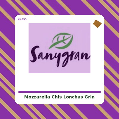 Mozzarella Chis en lonchas - Grin Grin - tienda vegana online