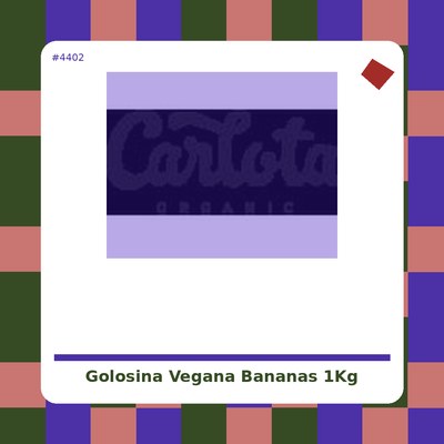 Golosina Vegana Bananas...