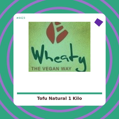 Tofu Natural 1 kilo - Vegetelia - tienda vegana online