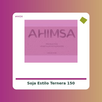 Soja Estilo Ternera 200...