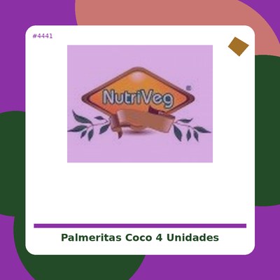 Palmeritas de Coco 6 unidades - tienda vegana online