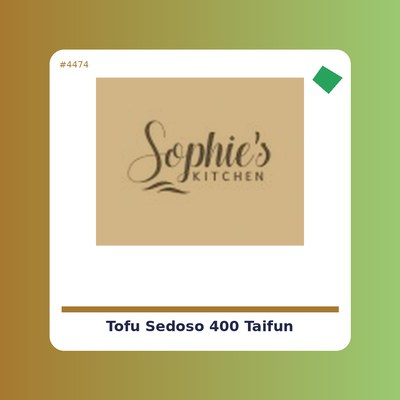Tofu sedoso 400 g. - Taifun - tienda vegana online
