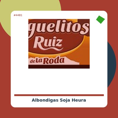 Albóndigas veganas - Heura - tienda vegana online