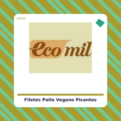 Filetes de pollo vegano...