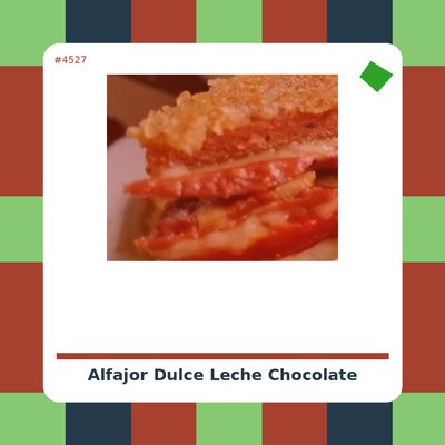 Alfajor de Dulce de Leche y Chocolate Negro - Hanai Vegana - tienda vegana online