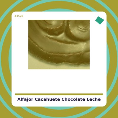 Alfajor Cacahuete y Chocolate con Leche - Hanai Vegana - tienda vegana online