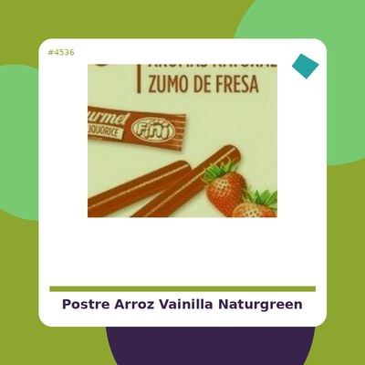 Postre de Arroz Vainilla 2 x 125 g - Naturgreen - tienda vegana online