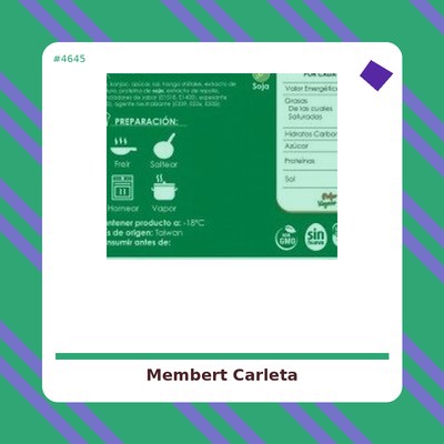 Membert - La Carleta - tienda vegana online