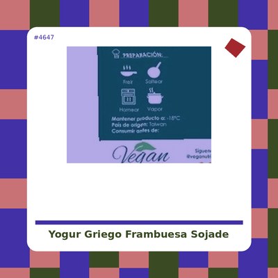 Yogur Griego sabor Frambuesa - Sojade - tienda vegana online
